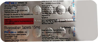 Flovas 15mg Strip Of 14 Tablets
