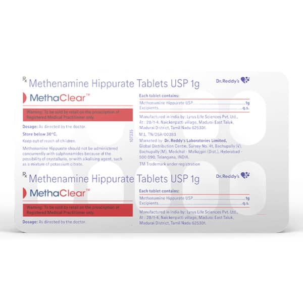 Methaclear 1gm Strip Of 10 Tablets