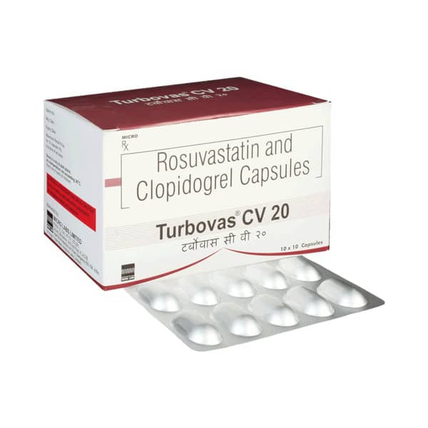 Turbovas Cv 20mg Strip Of 10 Capsules