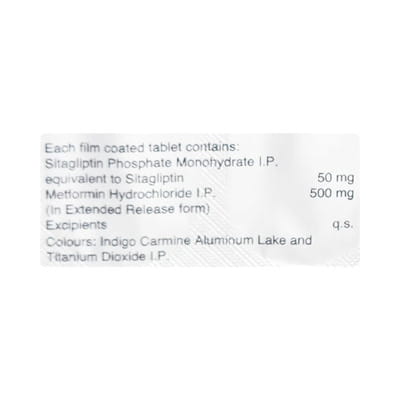 Sitaxa M Xr 50/500mg Strip Of 10 Tablets