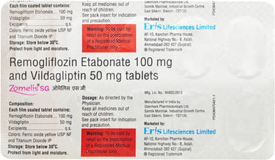 Zomelis Sg Strip Of 10 Tablets