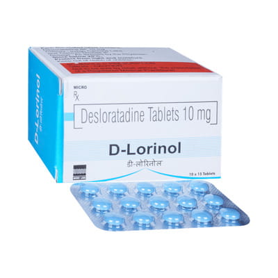 D Lorinol 10mg Strip Of 15 Tablets