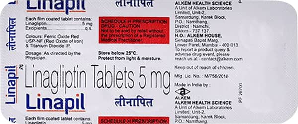 Linapil 5mg Strip Of 10 Tablets