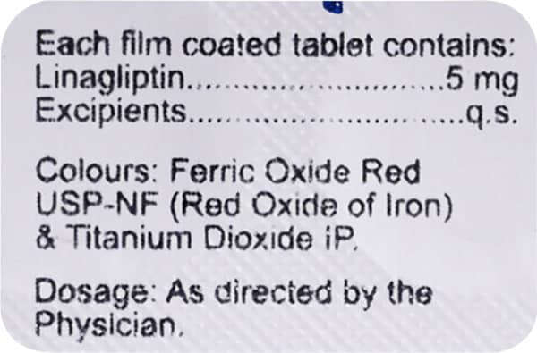 Linapil 5mg Strip Of 10 Tablets