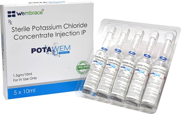 Potawem 1.5gm Ampoule Of 10ml Injection
