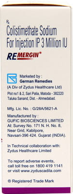 Remergin 3miu Dry Vial Of 1 Powder For Injection