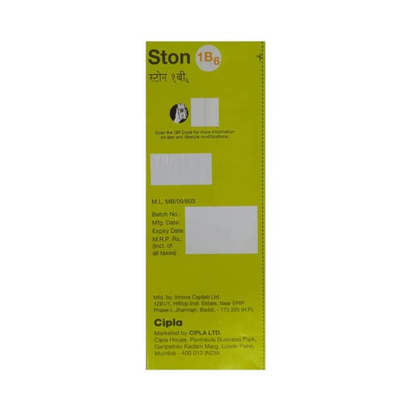 Ston 1b6 Delicious Pineapple Flavour Sugar Free Bottle Of 500ml Oral Solution