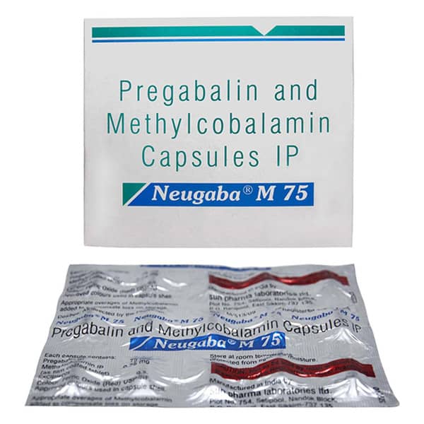 Neugaba M 75mg Strip Of 15 Capsules