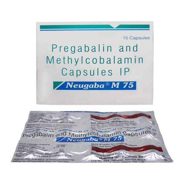 Neugaba M 75mg Strip Of 15 Capsules