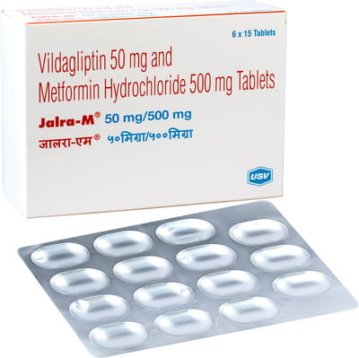 Jalra M 50/500mg Strip Of 15 Tablets