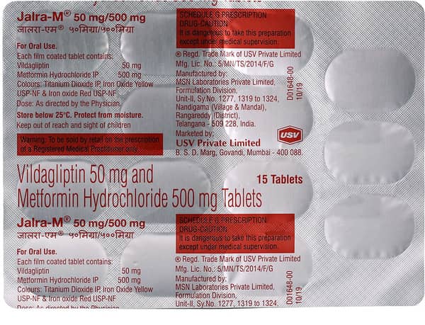 Jalra M 50/500mg Tablet