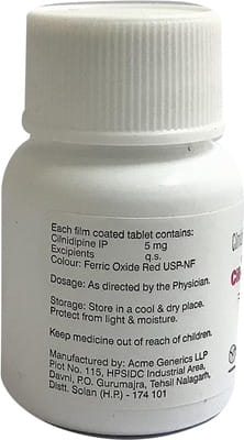 Ciledge 5mg Bottle Of 30 Tablets