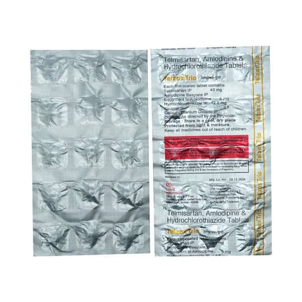 Telzox Trio Strip Of 15 Tablets