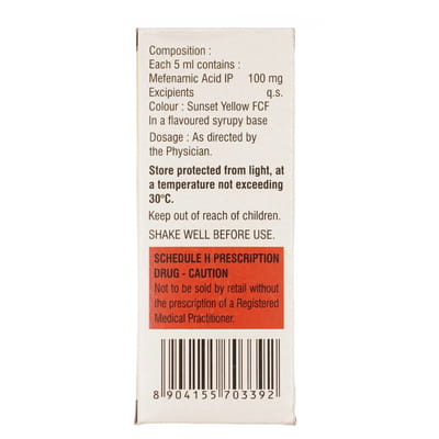 Mefast 100mg Mango Flavour Bottle Of 60ml Suspension