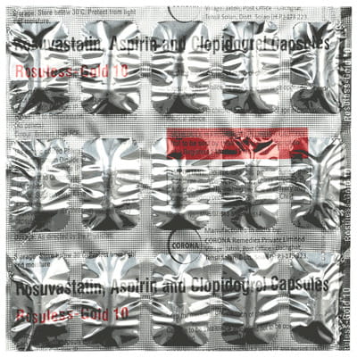 Rosuless Gold 10mg Strip Of 15 Capsules