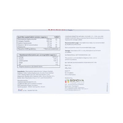 Osteosig Strip Of 10 Tablets