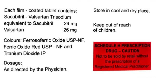 Sacuhart 50mg Strip Of 10 Tablets