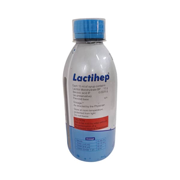 Lactihep Lemon Flavour Bottle Of 450ml Syrup