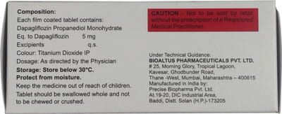 Dapaclan 5mg Strip Of 10 Tablets