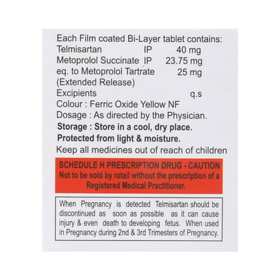 Telzox M 25mg Strip Of 15 Tablets