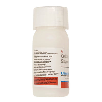 Omnicef O 50mg Bottle Of 30ml Suspension