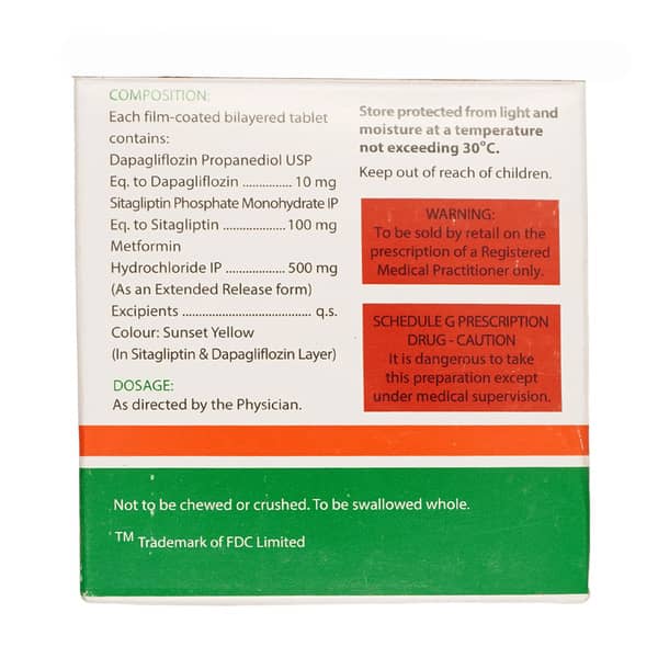 Sitdc Dm 500Mg Strip Of 10 Tablets
