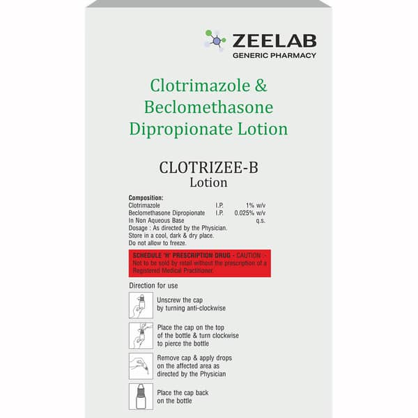Clotrizee B Bottle Of 15Ml Lotion