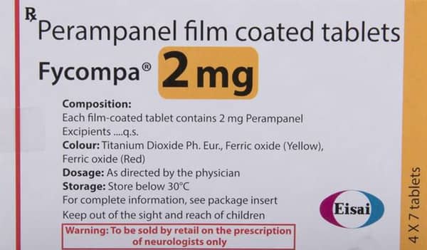 Fycompa 2mg Strip Of 14 Tablets