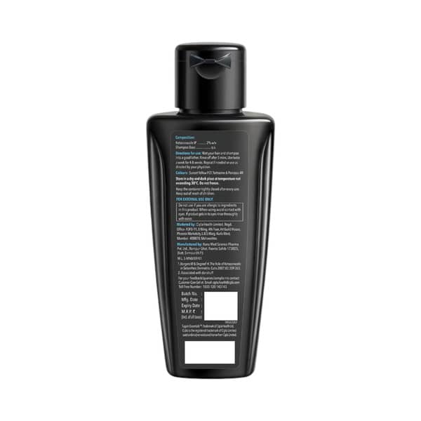 Tugain Essentials 2% Bottle Of 100Ml Anti Dandruff Shampoo