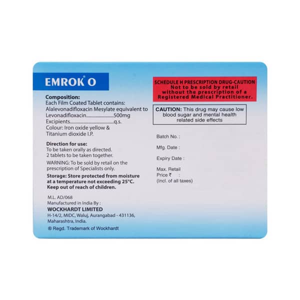 Emrok O Strip Of 4 Tablets