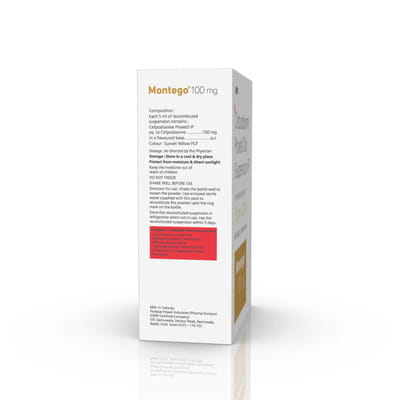 Montego 100mg Bottle Of 30ml Dry Suspension
