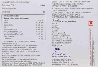 Nephro Q10 Strip Of 10 Capsules