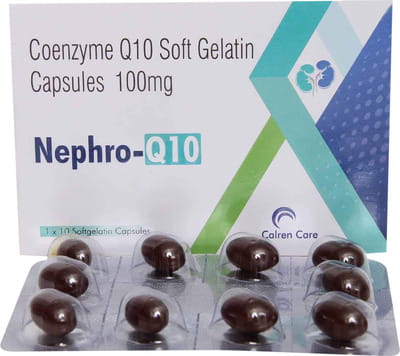 Nephro Q10 Strip Of 10 Capsules