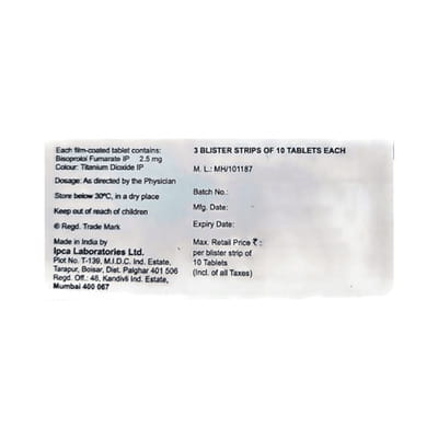 Blocpro 2.5mg Strip Of 10 Tablets