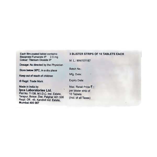 Blocpro 2.5Mg Strip Of 10 Tablets