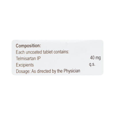 Telmiget 40mg Strip Of 10 Tablets
