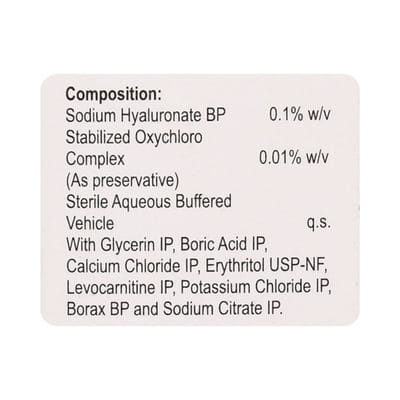 Tizta Bottle Of 10ml Eye Drops
