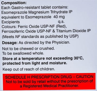 Chexid Rf 40mg Strip Of 10 Tablets