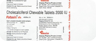 Fotosis 2k Strip Of 10 Tablets
