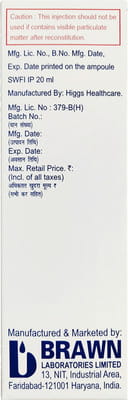 Brawnem 1gm Dry Vial Of 1 Powder For Injection