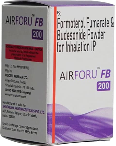 Airforu Fb 200Mcg Bottle Of 30 Inhalation Capsules