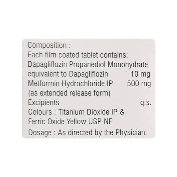 Emildap M 10 Mg/500 Mg Strip Of 10 Tablets