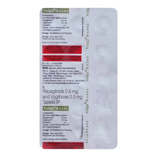 Volga R 0.3/0.5Mg Strip Of 15 Tablets