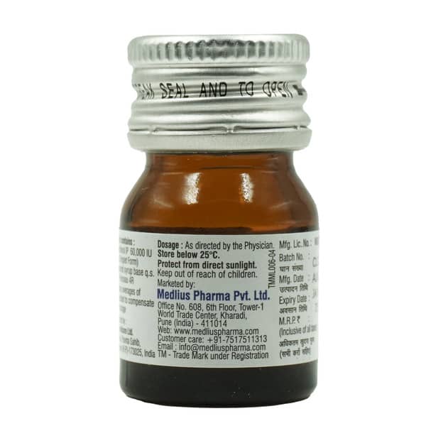 Cole D3 Lychee Flavour Sugar Free Bottle Of 5Ml Oral Solution