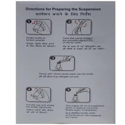 Moxclav Es 642.9mg Bottle Of 50ml Dry Suspension