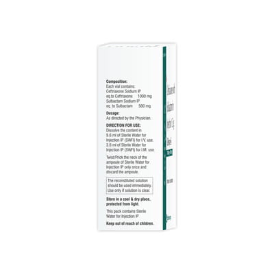 Ceftyz S 1.5gm Dry Vial Of 1 Powder For Injection