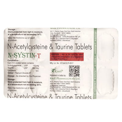 N Systin T Strip Of 10 Tablets