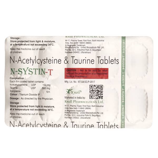 N Systin T Strip Of 10 Tablets
