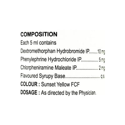 Xl 90 Plus Sugar Free Bottle Of 100ml Syrup