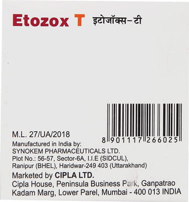 Etozox T Strip Of 10 Tablets